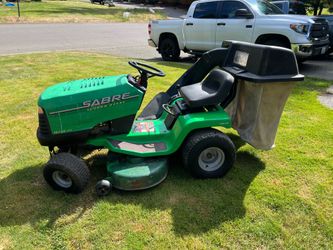 Sabre by John Deere riding mower