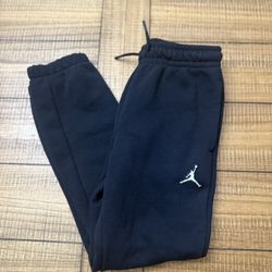 Air Jordan Boys’ Black Sweatpants, Size Small