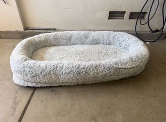 Human Dog Bed, Large Dog Beds for Humans Size Fits You and Pets, Washable Faux Fur Orthopedic Human Pet Bed for People Doze Off, Napping, Present Pill