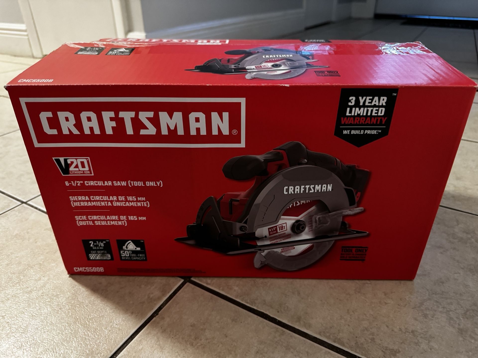 6- 1/2” V20 Compact Circular Saw
