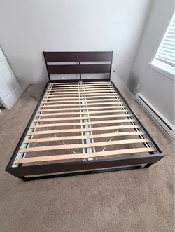 Free Queen IKEA bed frame with or without mattress