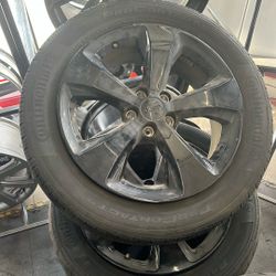 18”. Jeep 5x110.  225/55/18”.   $500