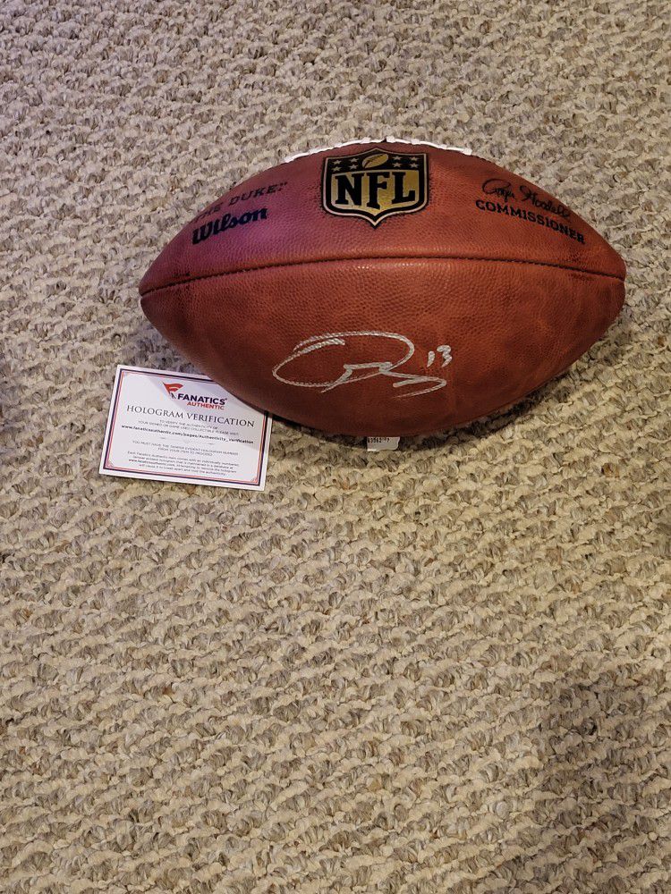 Odell Beckham Autographed Signed Football 