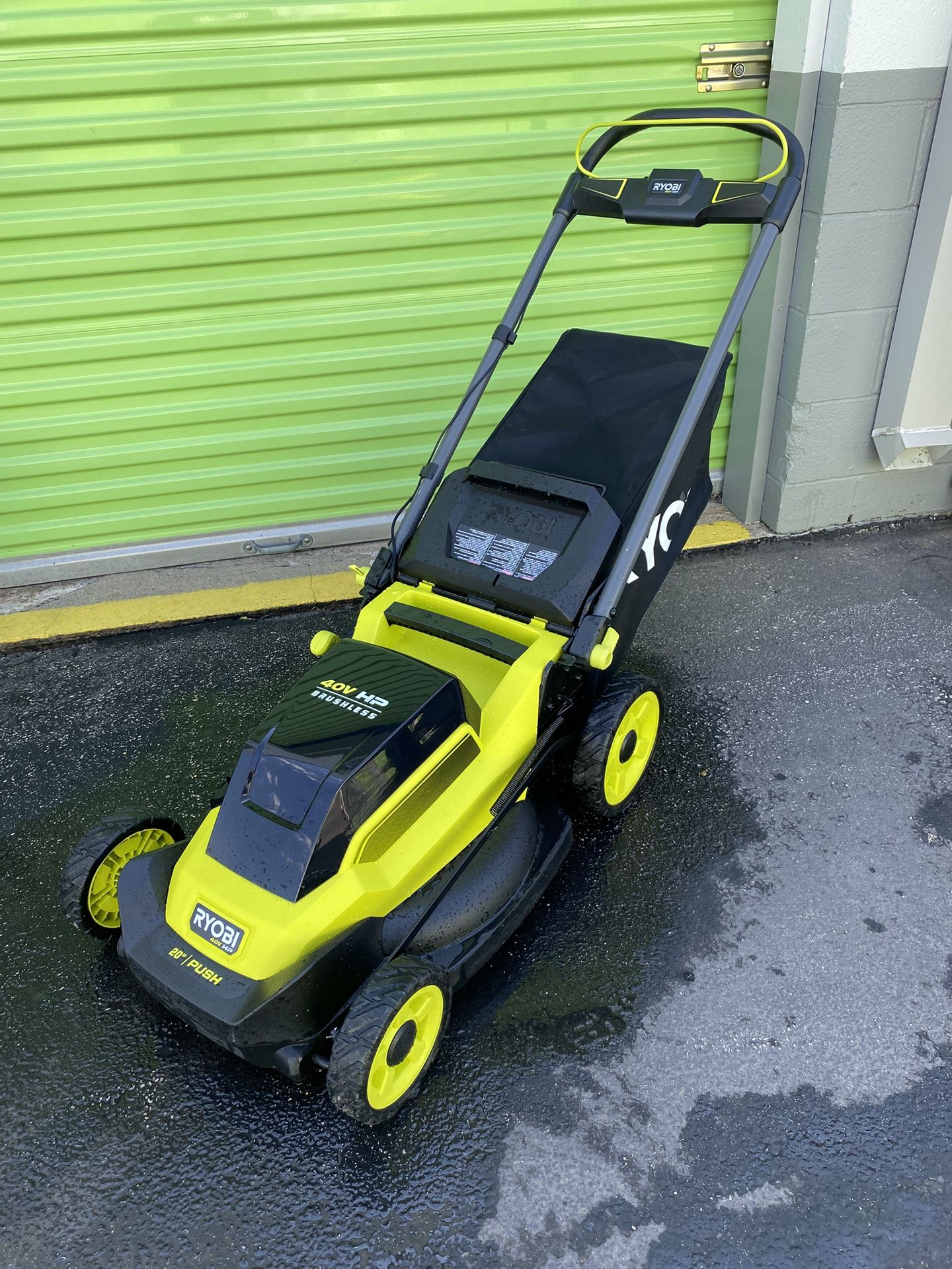 Push Mower Ryobi Electric Lawn Mower Charger Ryobi 40v Push Mower