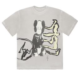 Travis Scott Cactus Jack x Kaws For Fragment Tee Shirt Size Large *IN HAND*