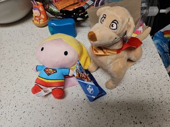 Supergirl and Krypto plush