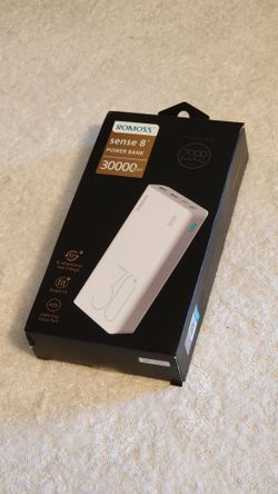 ROMOSS Sense 8+ 30000mAh Fast Charge Power Bank - New