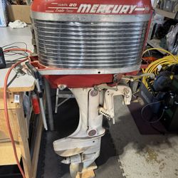 1956 Mercury Mark 30 Turbo Four 30HP outboard motor