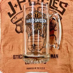 Harley-Davidson Glass Mug 