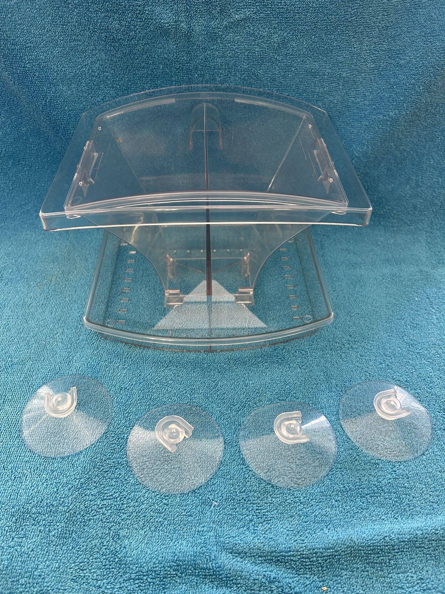 Plastic See-Through Birdfeeder For Window Mount $12