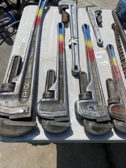 Ridgid Pipe Wrench’s ( All Have Different Prices )