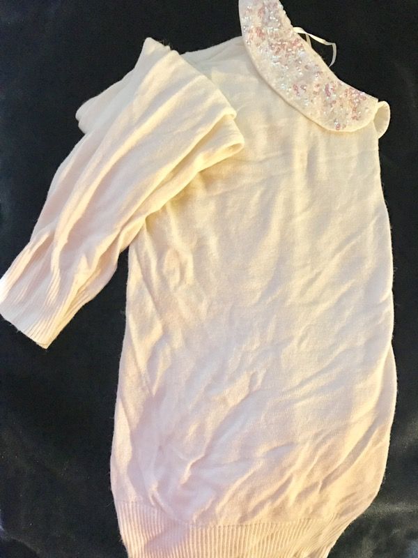 White sparkling sweater H&M