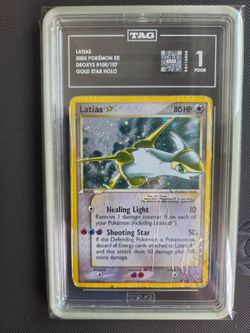 Latias Gold Star Pokemon Tag 1