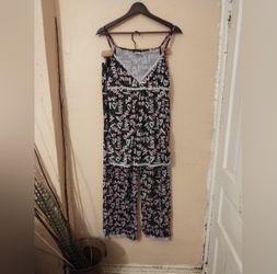 Emme Jordan women's multicolored LOVE pajama set size 2x


