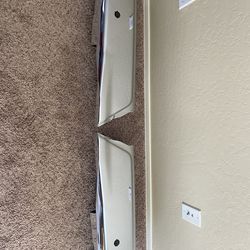 Factory OEM 2015-2020 Ford F-150 Rear Chrome Bumper Ends Right And Left With Sensor Holes