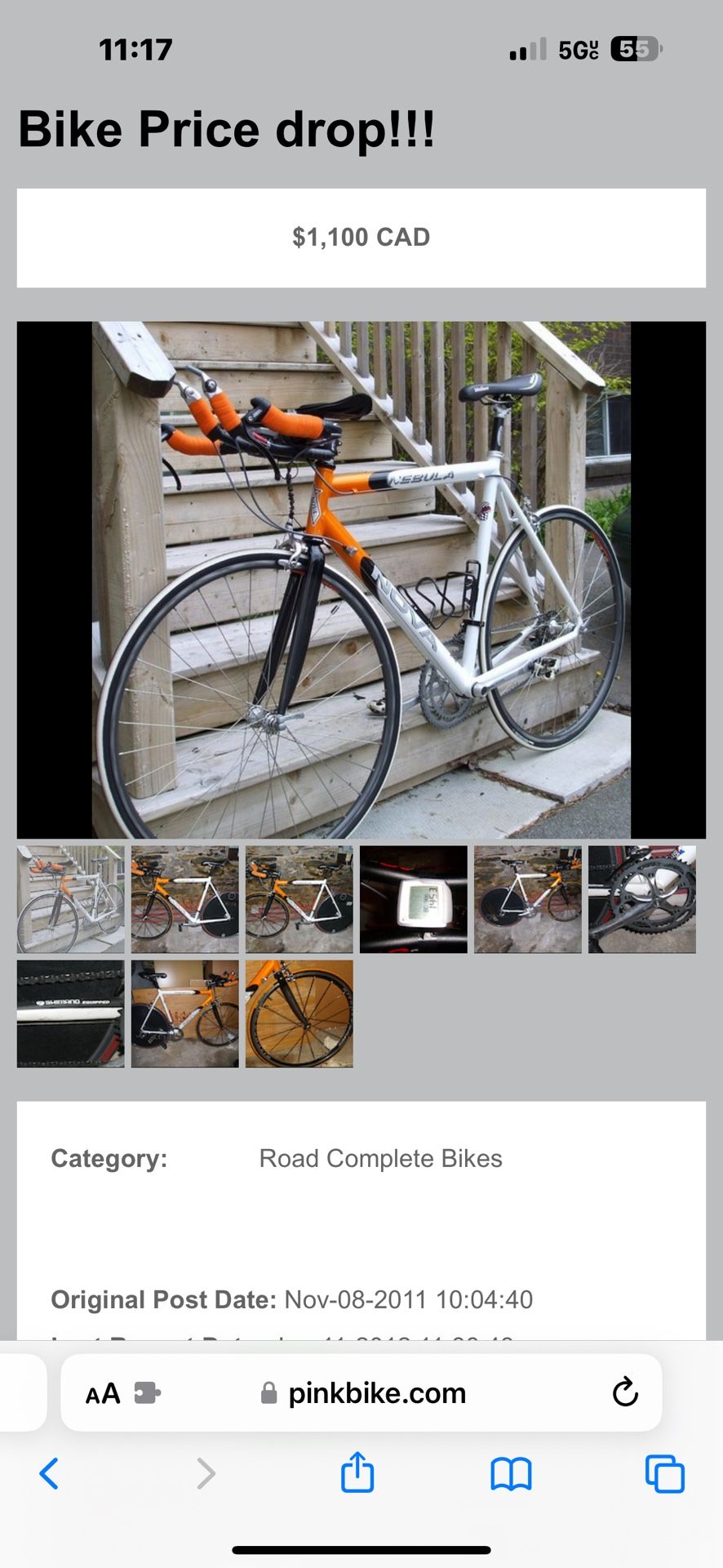 Nova Nebula 2006 Touring Road Bike