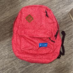 Pink Columbia Backpack