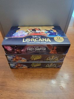 Disney lorcana booster b oxes