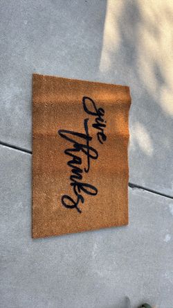 Give Thanks Doormat