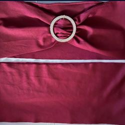 Burgundy Chair Bands 