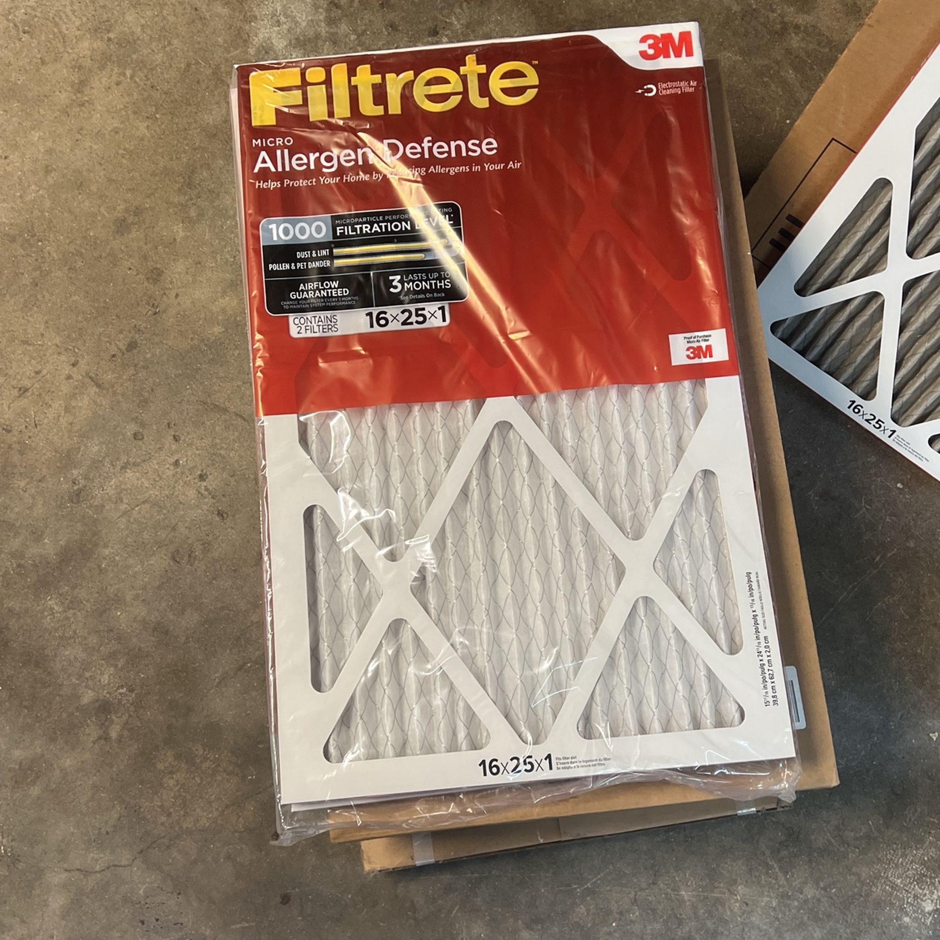 Filtrete 16x25x1