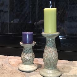 Candle Holders (set Of 2)