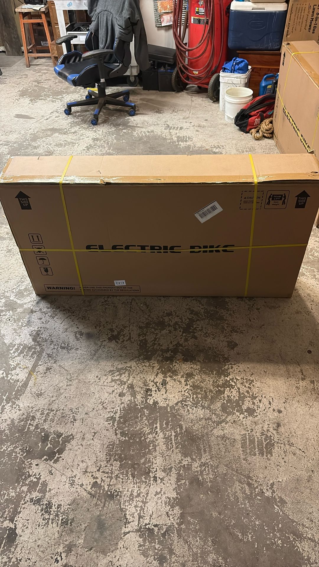 Electric Bike Large Size Black