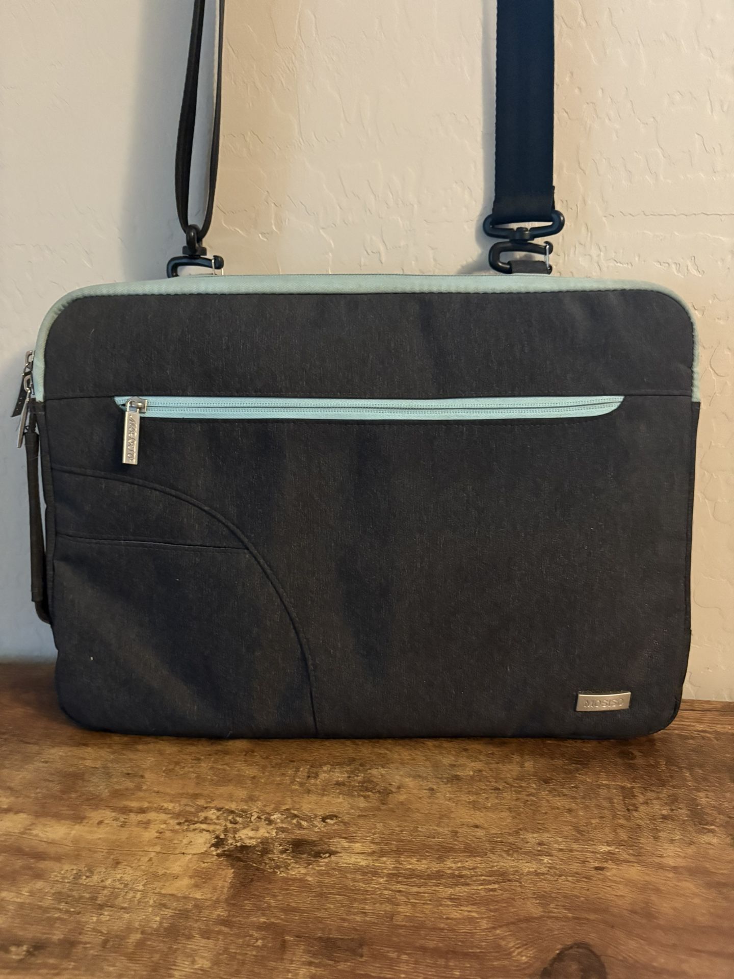 MOSISO Polyester Fabric Sleeve Case Cover Laptop Shoulder Briefcase Bag