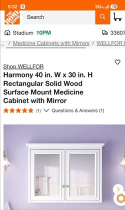 ABSOLUTE STEAL ... OVER 55% OFF ... Solid Wood Surface Mount Medicine Cabinets with Mirror
