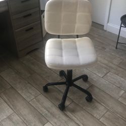 Small Home Office Chair Faux Leather