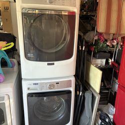 Maytag Stackable Washer And Gas Dryer