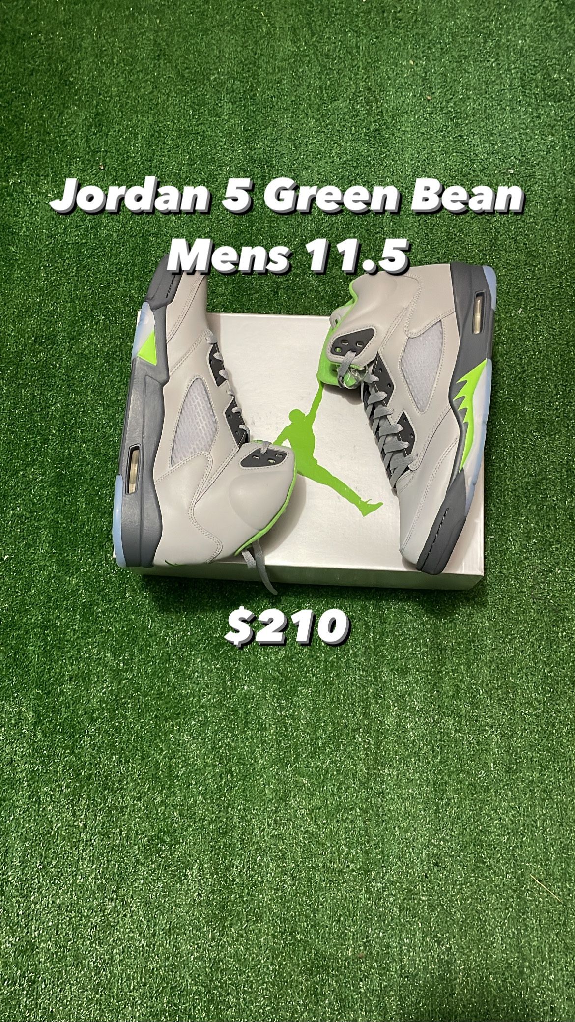 Jordan 5 Green Bean 