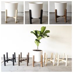 Mid Century Plant Stands