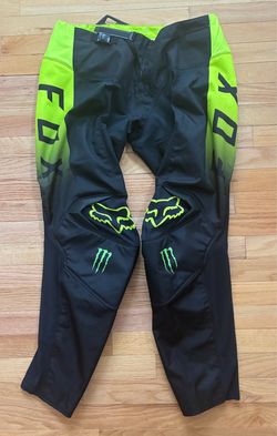 Fox Racing 180 Monster Energy Pants Motocross MX Off Road Dirt Bike Riding Men’s Size 38