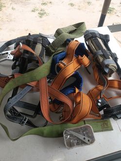 Tree harness $250 for all  everything you see there like new   .