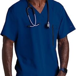 BARCO One Men's 0115 4-Pocket V-Neck Top 