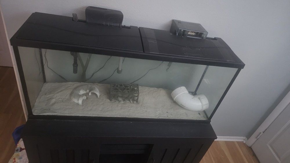 55 Gallon Aquarium With Stand And Filter