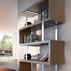 Modloft Bookshelf Pearl Bookcase Walnut