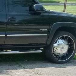 24 In Rims And Tires