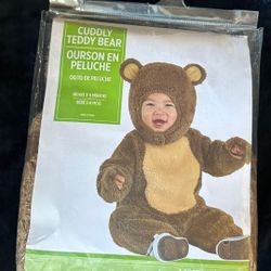 Teddy Bear Costume Size 3-6 Months 