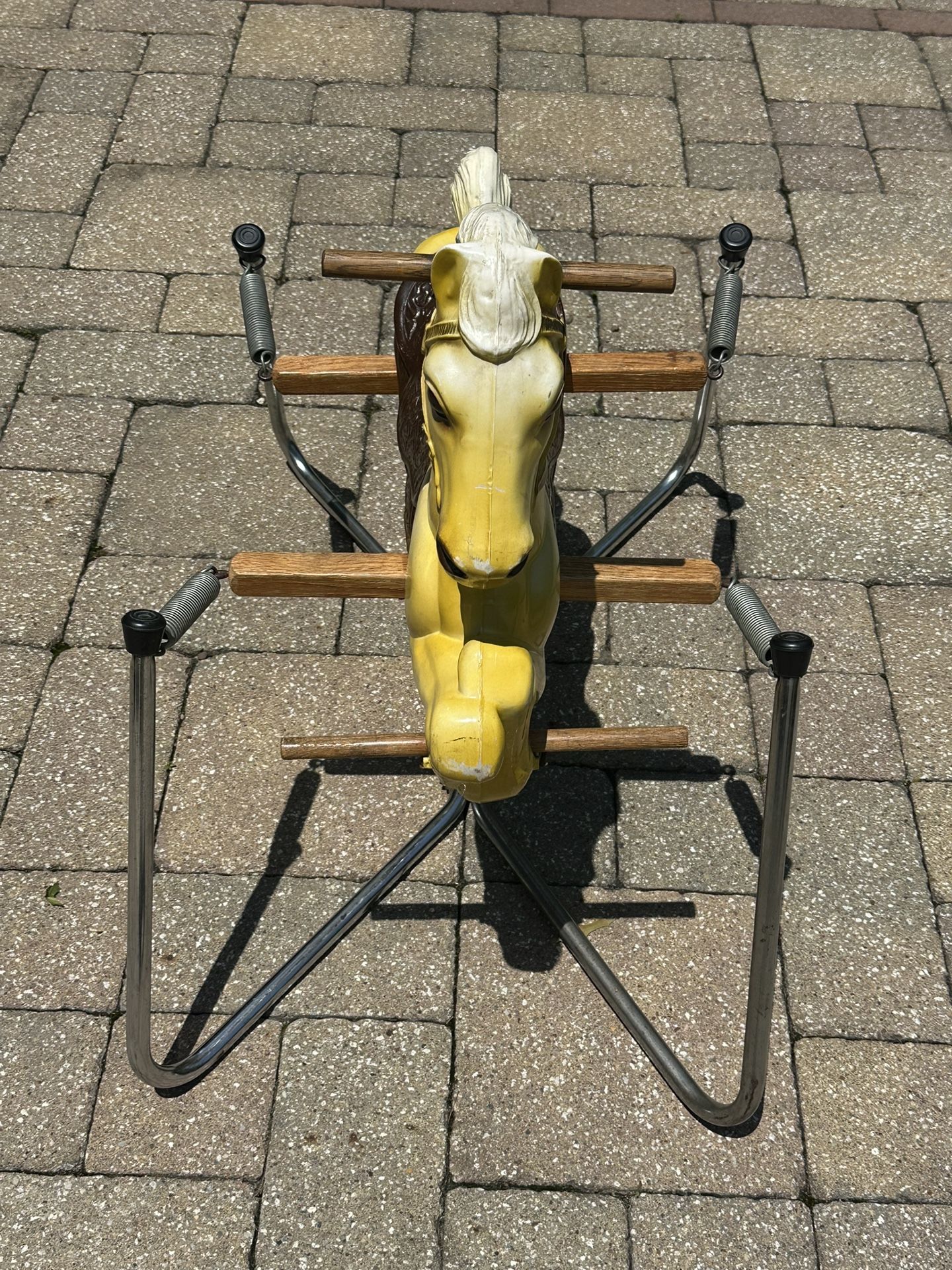 Vintage 1950s Spring Rocking Horse