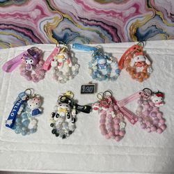Rave Kandi Sanrio Handmade Beaded Bag/Key/Phone Charm