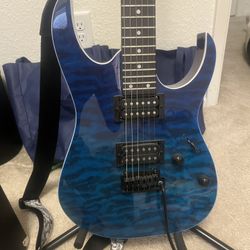 Ibanez Gio Guitar W/amp And Distortion Pedal