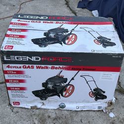 22 in. 173 cc Gas Walk Behind String Trimmer/Mower 100$ off of retail, these willbsell out 