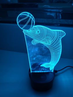 New 3D LAMP WITH BLUETOOTH SPEAKER