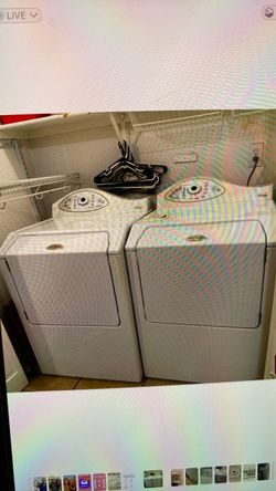 Maytag washer and dryer