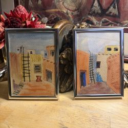 Vintage Watercolors Beautiful Art 8 By 6 