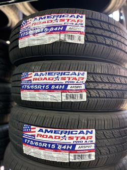 175-65R15 american road star brand new tires 🛞