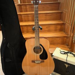 Esteban AL100 Acoustic Electric (Mint) W/ Epiphone Regent 30, Hardshell Case 