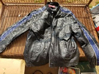Biker leather jacket